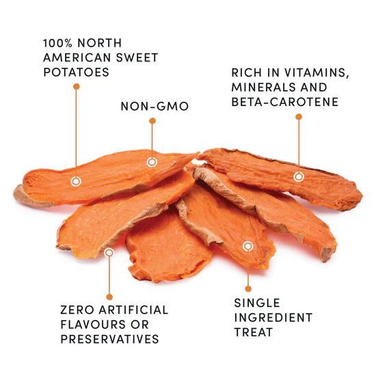 Crumps Sweet Potato Chews Dog 160 g