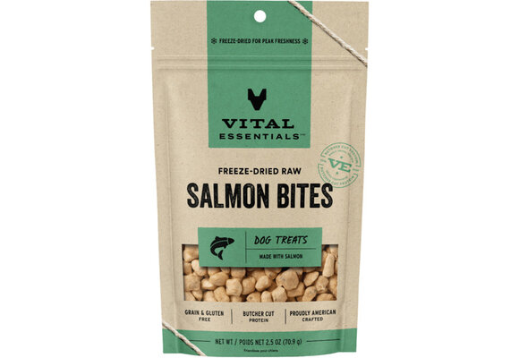 Vital Essentials FD Salmon Bites 2.5oz