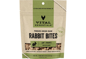Vital Essentials FD Rabbit Bites  .9oz Cat Treat