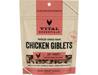 Vital Essentials FD Chicken Giblets 1oz Cat Treat