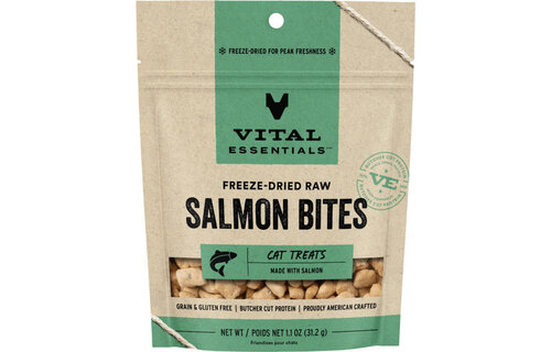 Vital Essentials FD Salmon Bites 1.1oz Cat Treat