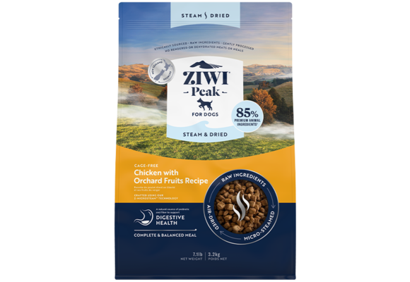 ZIWI Peak Dog Steam-Dried Chicken w/Orchard Fruits 3.2 kg