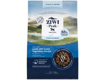ZIWI Peak Dog Steam-Dried Lamb w/Green Vegetables 3.2 kg