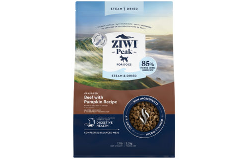 ZIWI Peak Dog Steam-Dried Beef w/Pumpkin 3.2 kg