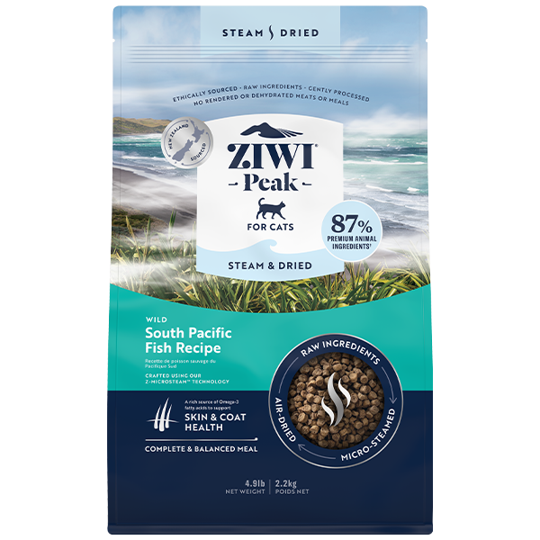 ZIWI Peak Cat Steam-Dried South Pacific Fish 2.2 kg