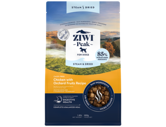 ZIWI Peak Dog Steam-Dried Chicken w/Orchard Fruits 800g