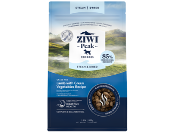 ZIWI Peak Dog Steam-Dried Lamb w/Green Vegetables 800g