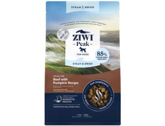 ZIWI Peak Dog Steam-Dried Beef w/Pumpkin 800g