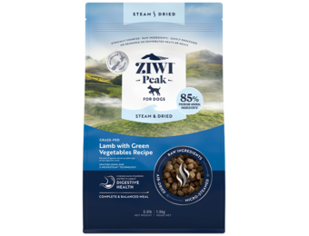 ZIWI Peak Dog Steam-Dried Lamb w/Green Vegetables 1.5kg