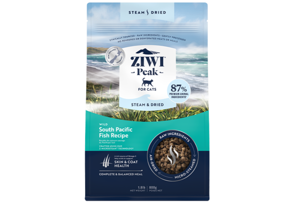ZIWI Peak Cat Steam-Dried South Pacific Fish 800g