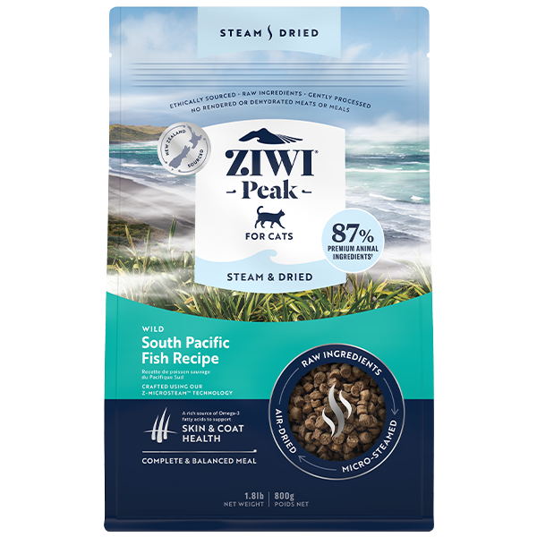 ZIWI Peak Cat Steam-Dried South Pacific Fish 800g