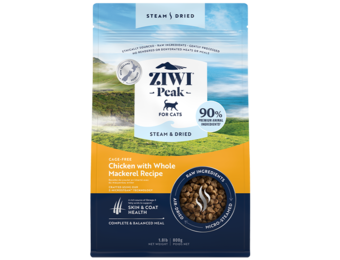 ZIWI Peak Cat Steam-Dried Chicken w/Whole Mackerel 800g