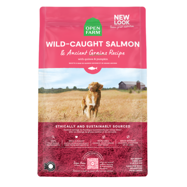 Open Farm Dog Wild Salmon & Ancient Grain 22lbs