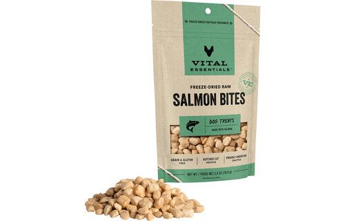 Vital Essentials FD Salmon Bites 2.5oz