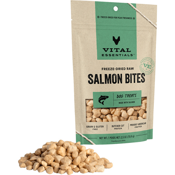 Vital Essentials FD Salmon Bites 2.5oz