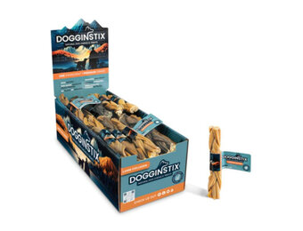 Dogginstix Braided Lamb Collagen 6"