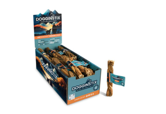 Dogginstix Braided Beef Tripe 6"