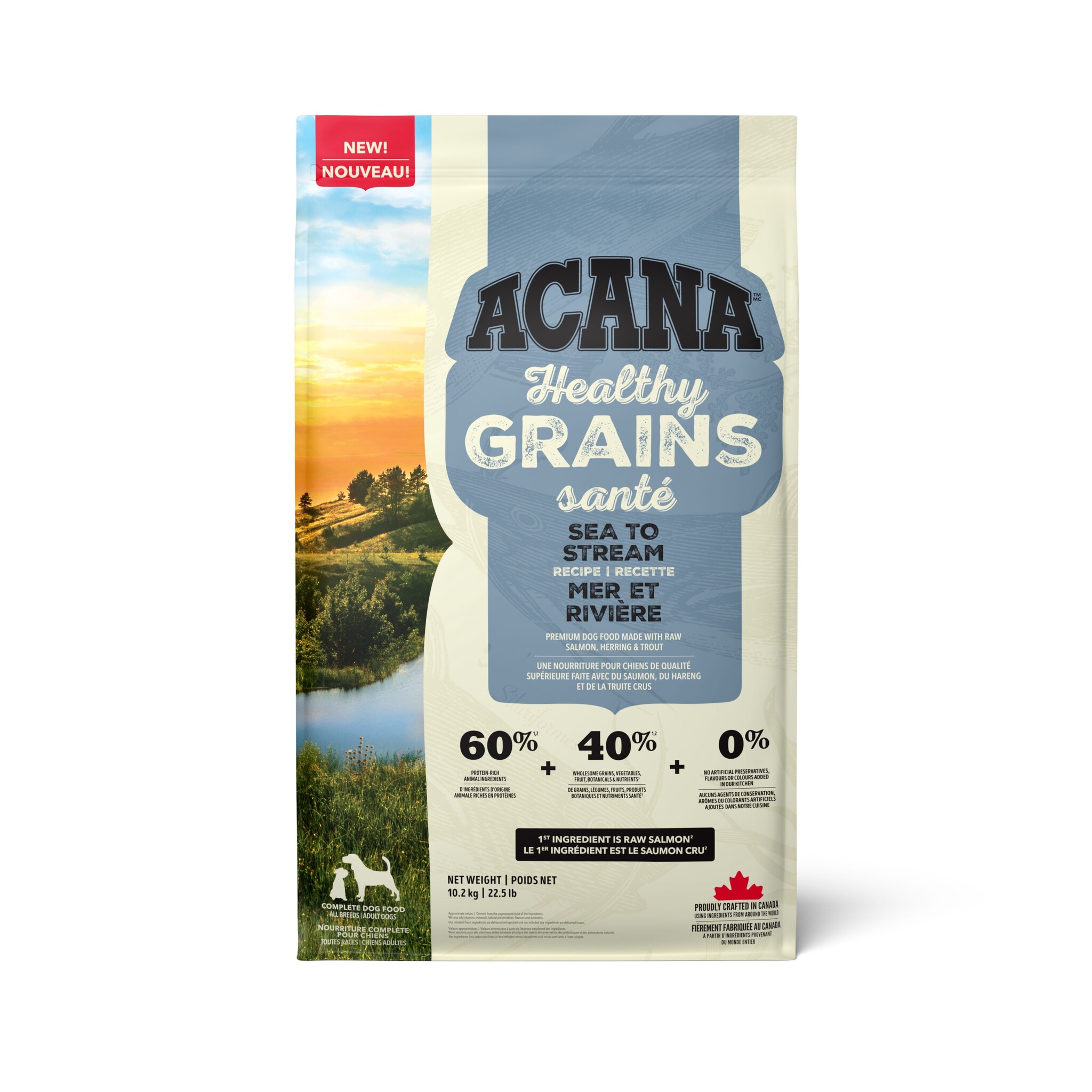 Acana Healthy Grains Sea To Stream Recipe 10.2kg