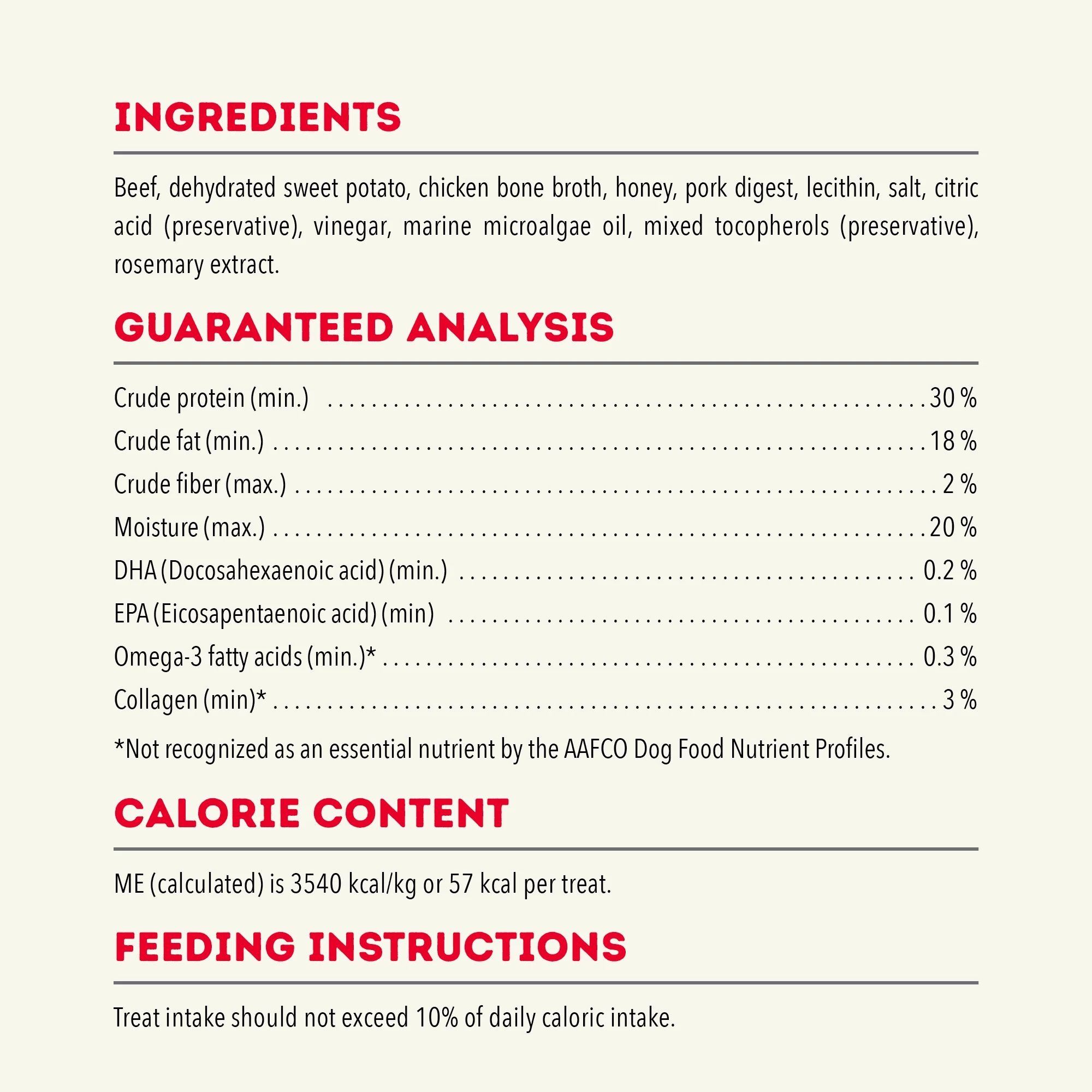 Acana Chewy Strips Beef Recipe 113g