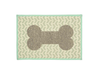 Bella Geo Bones Aqua Fashion Mat