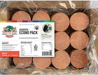 Pets Go Raw Econo Pack Bulk 24 lb