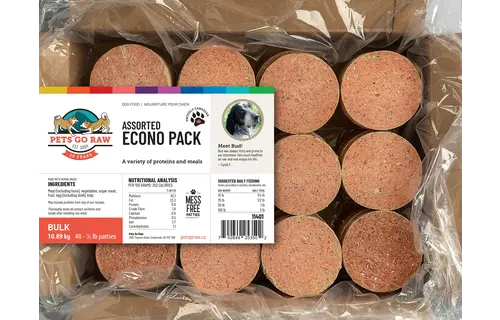 Pets Go Raw Econo Pack Bulk 24 lb