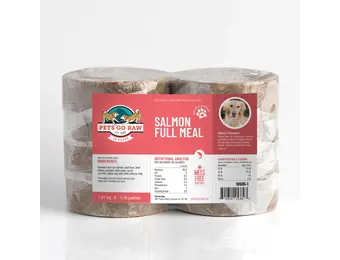 Pets Go Raw Salmon Full Meal 8-1/2 lb Pkg