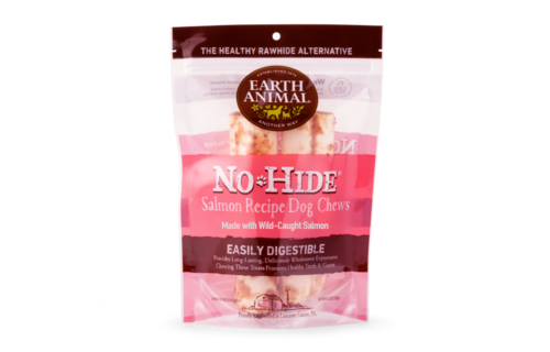 Earth Animal NoHide Chew Salmon Medium 2pk