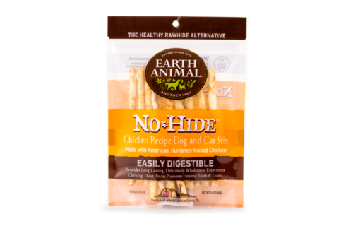Earth Animal NoHide Chew Chicken Stix 10pk