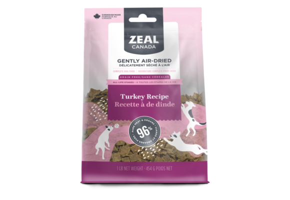 Zeal Canada GF Air-Dried Turkey Dog 454 g