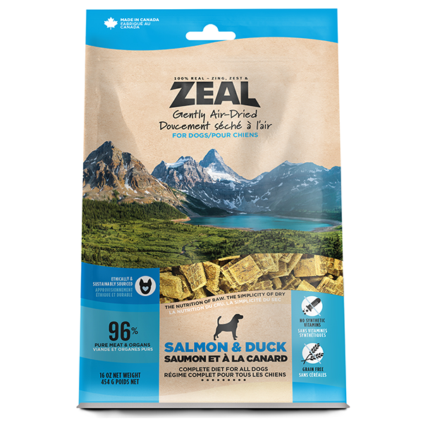 Zeal Canada GF Air-Dried Salmon Dog 454 g