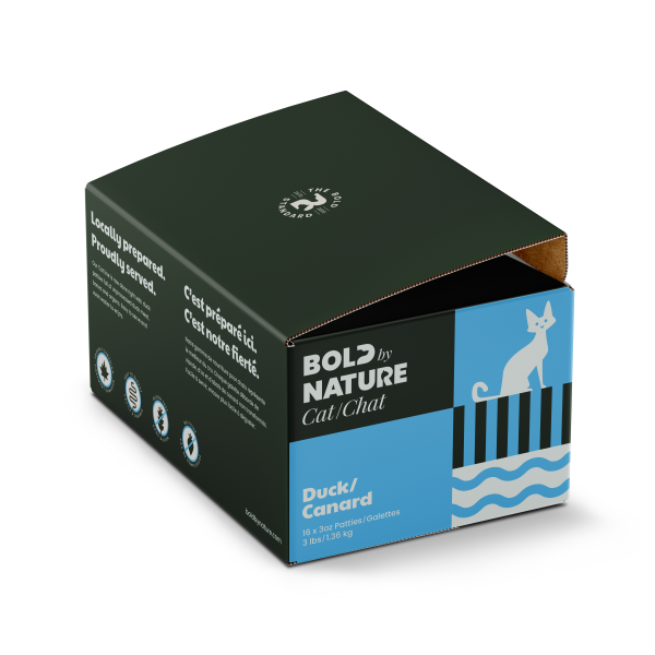 Bold by Nature Cat Duck Patties 3lb