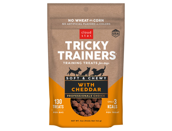 Cloud Star Tricky Trainers Chewy Cheddar Treat Dog 5 oz
