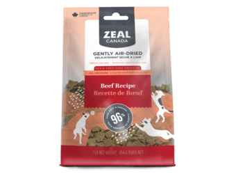 Zeal Canada GF Air-Dried Beef Dog 454 g