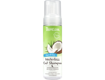 Tropiclean Dander Reducing Waterless Shampoo Cat  7.4oz