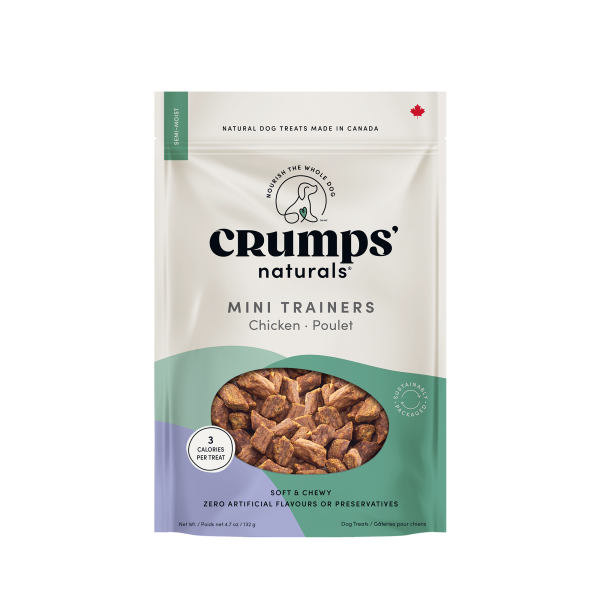 Crumps Mini Trainers Semi Moist Chicken Dog 119 g