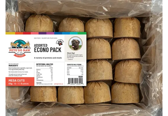 Pets Go Raw Econo Mega Cuts 17.6 lb