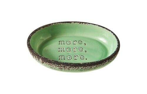 More More Dish Avocado 6"  Cat