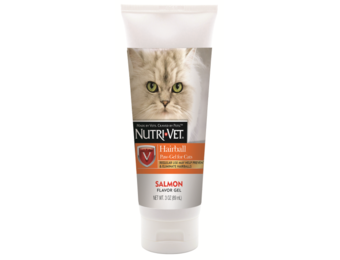 Nuti-Vet Hairball Paw Gel For Cats Salmon 3 oz