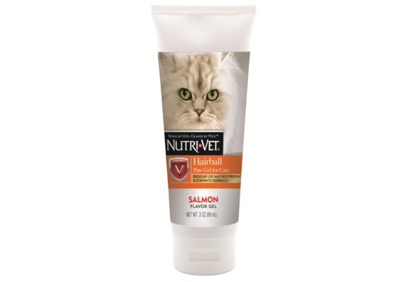 Nuti-Vet Hairball Paw Gel For Cats Salmon 3 oz