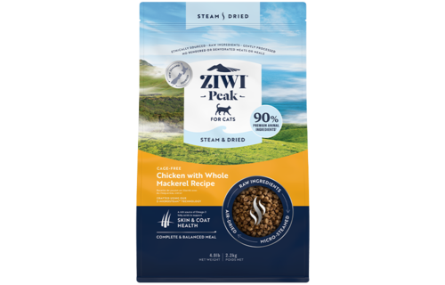 ZIWI Peak Cat Steam-Dried Chicken w/Whole Mackerel 2.2 kg