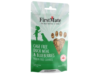 FirstMate Dog LID GF Treat Duck & Blueberries 226g