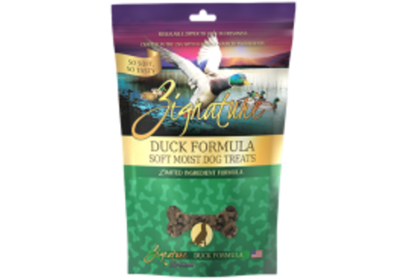 Zignature Hearts Soft Dog Treats Duck  113g