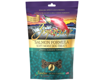 Zignature Hearts Soft Dog Treats Salmon  113g