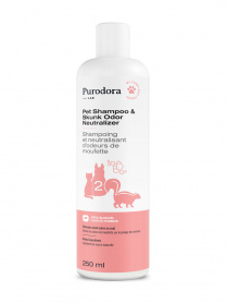 Purodora Pet Shampoo N Skunk Odor Neutralizer 250 ml Step 2