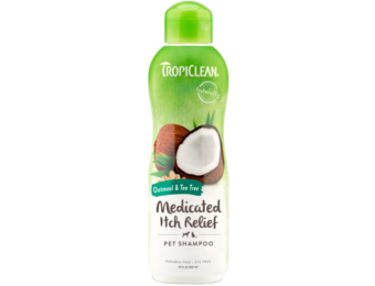 TropiClean Medicated Shampoo Oatmeal & Tea Tree 20 oz