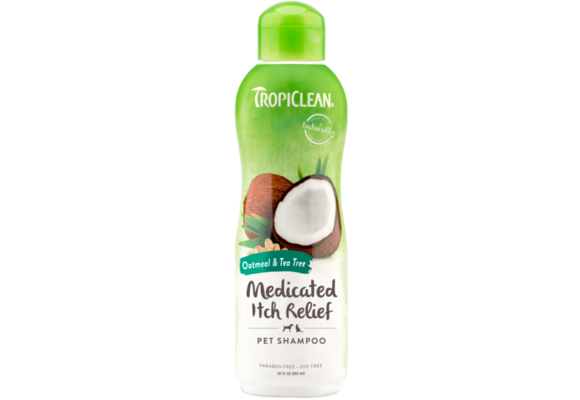 TropiClean Medicated Shampoo Oatmeal & Tea Tree 20 oz