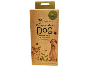 Leaf Compostable Bags Unscented 120pk