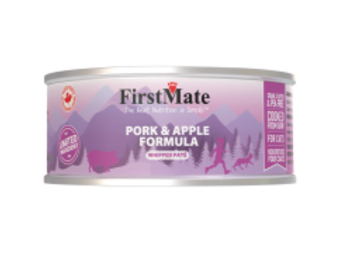 FirstMate Cat LID GF Pork & Apple 3.2oz (24cs)