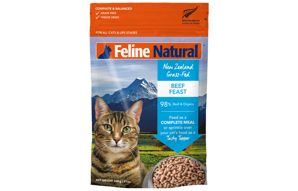 Feline Natural Beef Feast Freeze Dried- 320g